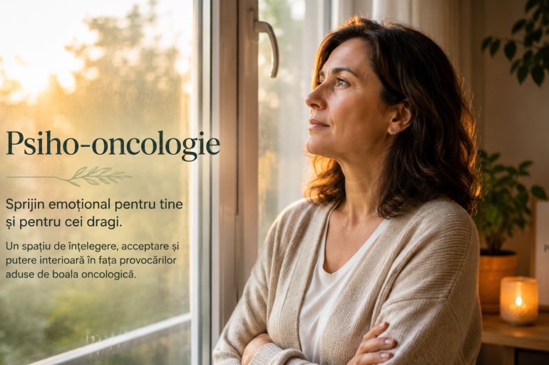 Consiliere psiho-oncologică pentru persoane diagnosticate cu cancer și familiile acestora.